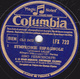 78 Trs - 30 Cm - état TB - SYMPHONIE ESPAGNOLE  (Edouard LALO) Allegro Non Troppo (1re Et 2e Parties) ZINO FRANCESCATTI - 78 T - Disques Pour Gramophone