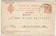 BILBAO A HAINICHER 1913 TARJETA ENTERO POSTAL SPAIN STATIONERY CARD - 1850-1931