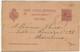 TARRASA A BARCELONA  1899 TARJETA ENTERO POSTAL SPAIN STATIONERY CARD VARIEDAD CON ACENTO EN UNION EN FRANCES - 1850-1931