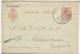 GERONA A ROTHERHAM UK 1919 TARJETA ENTERO POSTAL SPAIN STATIONERY CARD SERIE I MINUSCULA - 1850-1931