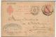 BARCELONA A BRUXELLES 1904 ENTERO POSTAL SPAIN STATIONERY CARD VARIEDAD - 1850-1931