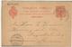 BARCELONA A HAMBURG 1910  ENTERO POSTAL SPAIN STATIONERY CARD VARIANTE O ESTRECHA - 1850-1931