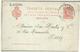 BARCELONA A PARIS 1906 ENTERO POSTAL SPAIN STATIONERY CARD - 1850-1931