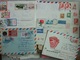 Delcampe - BIG LOT, 300+ COVERS, POSTCARDS, TELEGRAMS; 2000+ WORLDWIDE STAMPS, AND OTHER, SEE 44 PHOTOS - Vrac (min 1000 Timbres)