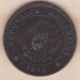 ARGENTINE / TUCUMAN. UN CENTAVO 1891. BRONZE - Argentinië