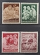 1944 Charity Stamps, Mother And Child, Deutsches Reich, Germany, MNH - Ungebraucht