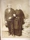 PHOTOGRAPHIE ANCIENNE XIXeme : DINAN COUPLE COSTUME BRETON BRETAGNE PHOTOGRAPHE L. CONTE FOLKLORE BRETAGNE - Dinan