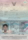 Thailand  Passport, Reisepass, Passeport, Passaporte, Paspoort, Reispas Thailand 2003 - Documenti Storici