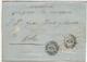 QUINTANAR DE LA ORDEN TOLEDO A VALLS TARRAGONA 1870 - Brieven En Documenten
