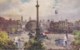 AM90 Trafalgar Square And Whitehall, London - Art Postcard - Trafalgar Square