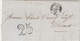 Lettre Cachet CASTRES Tarn 27/6/1854 Taxe Double Trait 25 Pour Drucourt Eure Par Thiberville Passe Paris - 1849-1876: Klassieke Periode