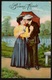 Postkaart / CPA / Postcard / 2 Scans / Couple / Romantique / Bonne Année / 1912 - Couples