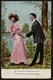 Postkaart / CPA / Postcard / 2 Scans / Couple / Romantique / Trouwen Is Geen Kinderspel - Parejas