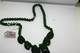 3856 - Collana Di Giada Naturale (serpentino New Jade) Lucidata A Mano. Peso Totale 44 Gr. - Art Oriental