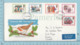 GB - FDC Christmas / 1982, Noel, 5 Stamps, Send To Canada Via Air Mail , Presentation Philatelitic Services - Christmas