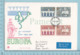 Europa CEPT - FDC PPJ, 1984 , 4 Stamps, Flame: 25 Th Anniversary, Send To Canada Via Air - 1984