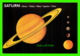 ASTRONOMIE - SATURN, DIONE, TETHYS, RHEA, LAPETUS, TITAN - ILLUSTRATED BY BRUCE LAFONTAINE - DIMENSION 11.5 X 17 Cm - - Astronomie
