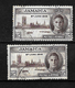 Jamaica, KGVI 1946 Victory Complete Set Used In Both Perf Varieties (6949) - Jamaica (...-1961)