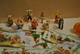 Asterix  50 Ans Anniversaire  ( 2009 ) Lot De 8 Figurines  Et 7 Bpz  ( Sauf Cléopatre ) - Dessins Animés