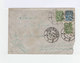 Sur Enveloppe 3 Timbres Empire Russe Armoiries Oblitération Russe 1914. CAD Arcueil Cachan Seine. (883) - Machines à Affranchir (EMA)