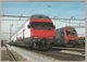 SBB - CFF Doppelstock-Pendelzug IC 2000 Am 28.2.1997 - Bahn - Trains - Railway - Eisenbahnen