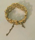 Delcampe - Ancien Bracelet Damasquiné (or De  TOLÈDE) Motifs Fleurs - Bracelets