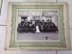 Photo De Mariage Sur Plaque Cartonnée Photographe A Chauvet à GIEN Café AU CHEVAL BLANC à Identifier ( Pneus Wolber ) - Gien