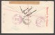 1941  Censored Registered Letteer From Elizabeth Str. To USA SG 166 Block Of 4 - Cartas & Documentos