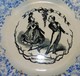 LOT 2 ASSIETTES 1/2 PORCELAINE CHOISY LE ROI Hautin - Boulenger 1850 H NYON - Choisy Le Roi (FRA)