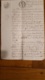ACTE  DE DECEMBRE 1827 ECHANGE SUR HERITAGE LECHENET BEIRE LE CHATEL - Historical Documents