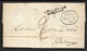 1821 LAC - REUNION - COLONIES PAR BORDEAUX - LE HENRY / CAPe LE REY / VOYAGE - RARE - Schiffspost