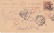 Gwalior State  Lashkar D.L.O.  1888  QV  East India Post Card   Repaired On Back Side  2 Scans  # 15399  Inde  Indien - Gwalior