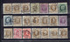 Lot 4 Perfins - Perforés - Perforiert - Belgique Toutes époques - Non Classés