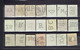 Lot 3 Perfins - Perforés - Perforiert - Belgique Toutes époques - Non Classés