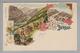 AK Motiv Gruss Aus Den Bergen 1901-06-29 Litho # 2023 Geb.Weigmann PVK/Z - Souvenir De...