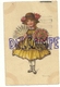 Petite Fille; Bouquet, éventail. Signée E. Frank. 1925 - Frank, Elly