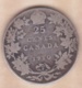 Canada, 25 Cents 1910 , EDWARD VII,  En Argent - Canada