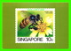 TIMBRES REPRÉSENTATIONS - SINGAPORE, HONEY BEE, APIS JAVANA - AMERIPEX, 1986 CHICAGO - - Timbres (représentations)