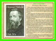 TIMBRES REPRÉSENTATIOINS - GREAT AMERICAN WRITERS, HERMAN MELVILLE (1819-1891) - STAMP ISSUE DATE,1984 - Timbres (représentations)