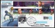 RUSSIA 2015, 3 Cover Mailed FDC Mi.2259-2265, Russian Football Legends (1 Issue) Kaliningrad Canc., WORLD CUP 2018 - FDC