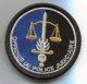 G53 PATCH ECUSSON GENDARMERIE OFFICIER POLICE JUDICIAIRE VELCRO NOIR - Police & Gendarmerie