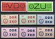 DDR 1963/65: ZKD Nr. 2, 4, 6, 10, 13 U. 14 Sowie VD Nr. 3 Und ZU Nr. 2   Postfr.   Xx - Sonstige & Ohne Zuordnung