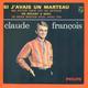 Claude François CD 4 Titres Pochette Reproduction Du 45 Tours De L'époque - 2 Scans - Collectors