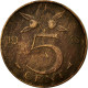 Monnaie, Pays-Bas, Wilhelmina I, 5 Cents, 1948, TB+, Bronze, KM:176 - 5 Centavos