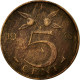 Monnaie, Pays-Bas, Wilhelmina I, 5 Cents, 1948, TB+, Bronze, KM:176 - 5 Cent