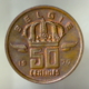 REGNO DEL BELGIO 50 Centimes Legenda Olandese 1977      SPL - 50 Centimes