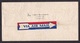 Mexico: Airmail Cover To USA, 1930s, Stamp, Value Overprint, Revalued, Rare Airplane-shaped CMA Air Label (minor Damage) - Mexico