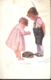 74143- MECHLE GROSMANN- THE FINDLING, BOY, GIRL AND PUPPY, SIGNED ILLUSTRATION, CENSORED WW1 - Feiertag, Karl