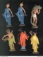 Lot De 6 Figurines Plastique Café Maurice Peintes - Divinités Chinoises - Circa 1960 - Otros & Sin Clasificación