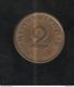 2 Reichspfennig Allemagne 1937 A SUP - 2 Reichspfennig